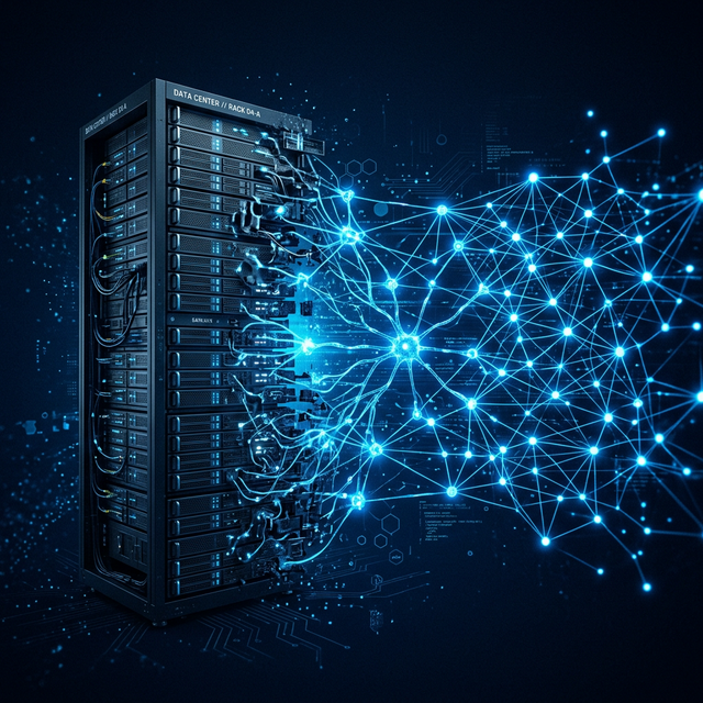 Cloud server expanding to AI network